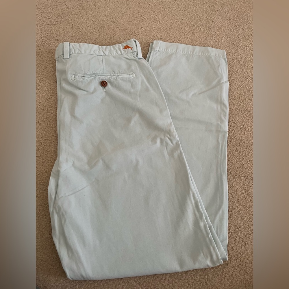 Men’s robins egg blue Tommy Bahama trouser pant